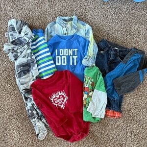 Red Graphic Kids Shirt